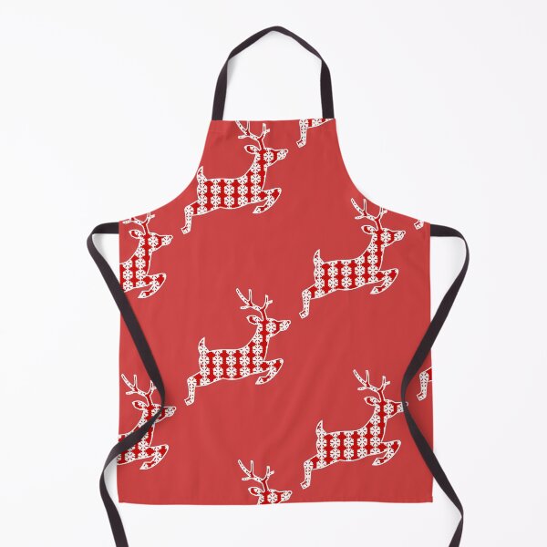 Item preview, Festive Red Snowflake Reindeer Silhouette – Christmas Holiday Design designed and sold by HopeAndHustle.