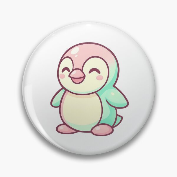 Item preview, Kawaii Pastel Penguin • Cute Chibi Animal Aesthetic for Soft Girl & Cozy Vibes designed and sold by SirensSageStone.