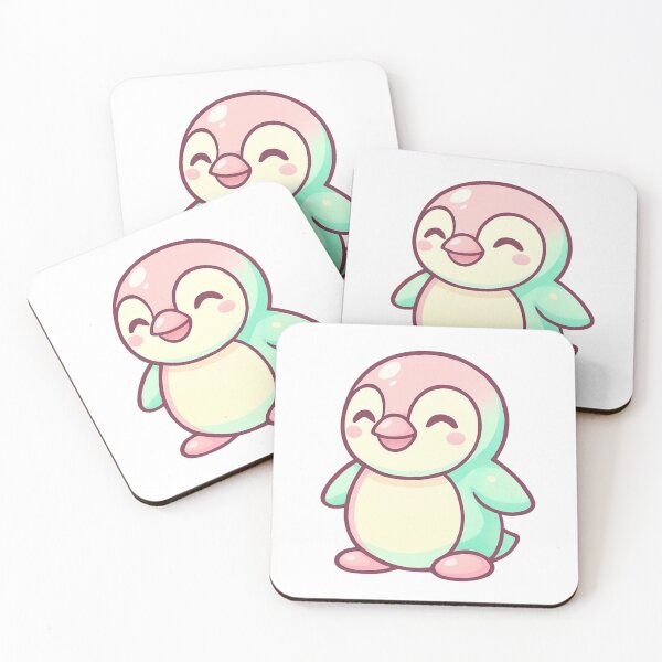 Item preview, Kawaii Pastel Penguin • Cute Chibi Animal Aesthetic for Soft Girl & Cozy Vibes designed and sold by SirensSageStone.