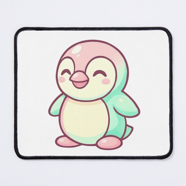 Item preview, Kawaii Pastel Penguin • Cute Chibi Animal Aesthetic for Soft Girl & Cozy Vibes designed and sold by SirensSageStone.