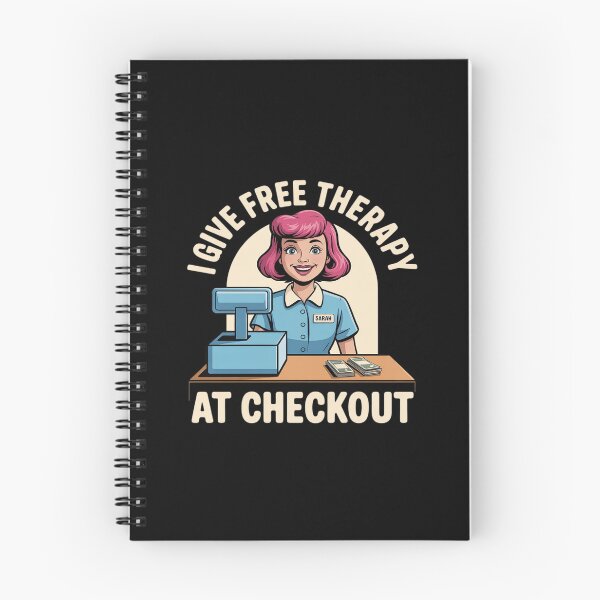 Item preview, I Give Free Therapy At Checkout Cashier designed and sold by ticlitule.