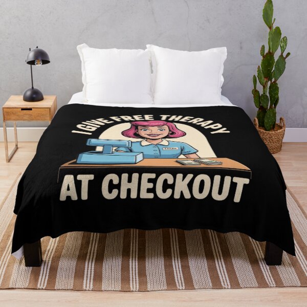 Item preview, I Give Free Therapy At Checkout Cashier designed and sold by ticlitule.