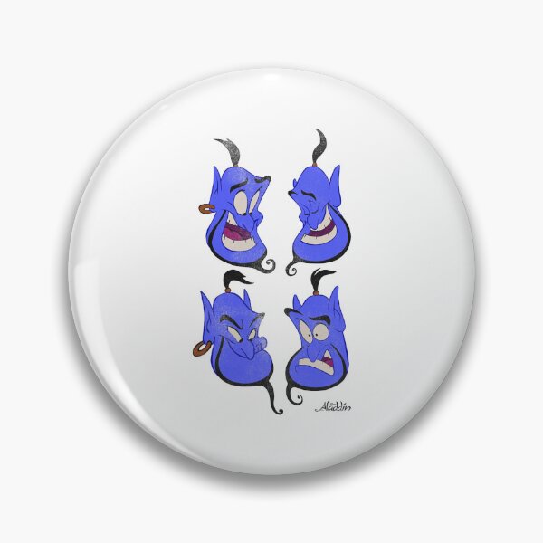 Item preview, Genie Expressions Art – Colorful Cartoon Emotion Faces Illustration designed and sold by Olivia Matteo.