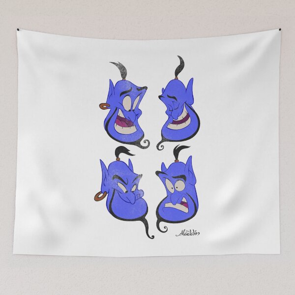 Item preview, Genie Expressions Art – Colorful Cartoon Emotion Faces Illustration designed and sold by Olivia Matteo.
