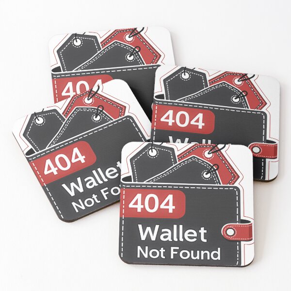 Item preview, Black Friday 404 Wallet | Developer Shopping Humor | Programmer Sale Gift designed and sold by Dev Life Designs.