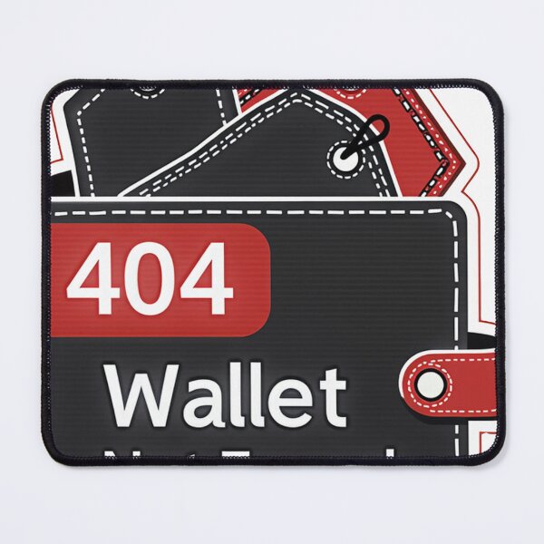Item preview, Black Friday 404 Wallet | Developer Shopping Humor | Programmer Sale Gift designed and sold by Dev Life Designs.
