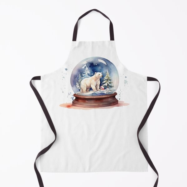 Item preview, Winter magic in a snow globe – watercolor polar bear designed and sold by Rose Design & Photos.
