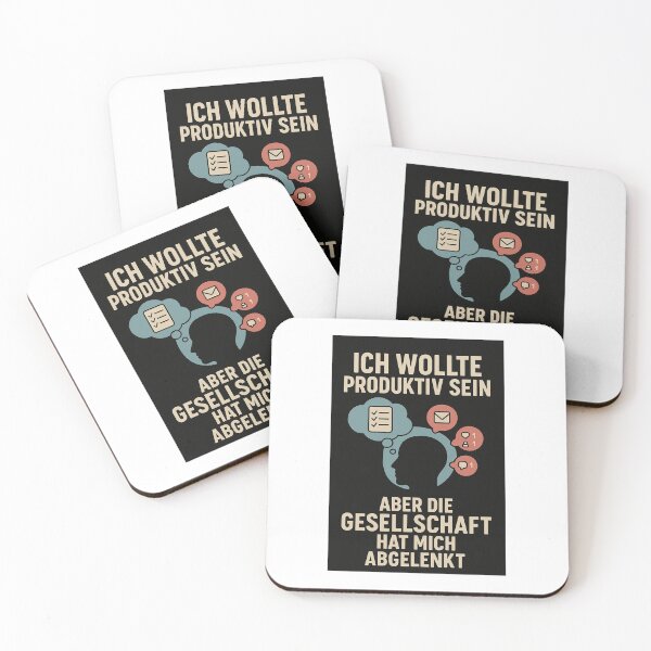 Item preview, I wanted to be productive, but society distracted me. designed and sold by Cleveralltag.