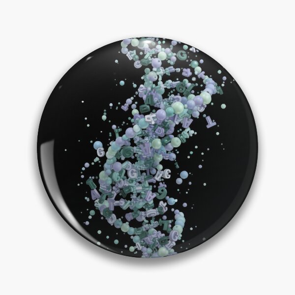 Item preview, Futuristic DNA Spiral – Sci-Fi Molecular Abstract Design designed and sold by Ekracreatives.