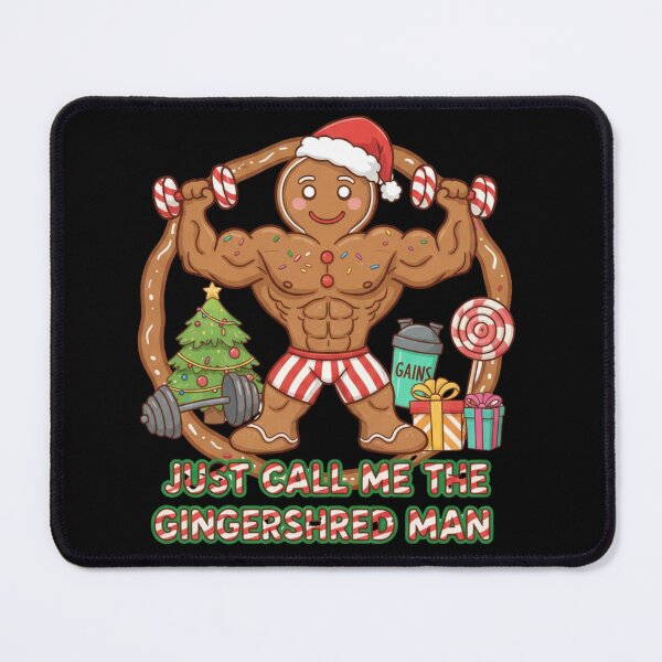 Item preview, Funny Gingershred Bodybuilding Gym Christmas designed and sold by MIMSCorneR.