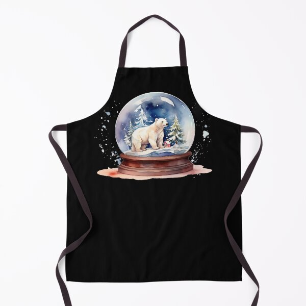 Item preview, Winter magic in a snow globe – watercolor polar bear designed and sold by Rose Design & Photos.