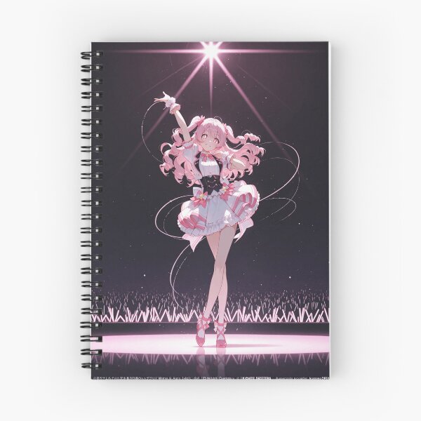 Item preview, Pink Star Idol Girl — Modern Anime Stage Poster designed and sold by SEIMEI2025.