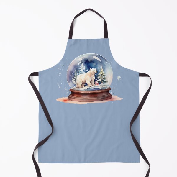 Item preview, Winter magic in a snow globe – watercolor polar bear designed and sold by Rose Design & Photos.