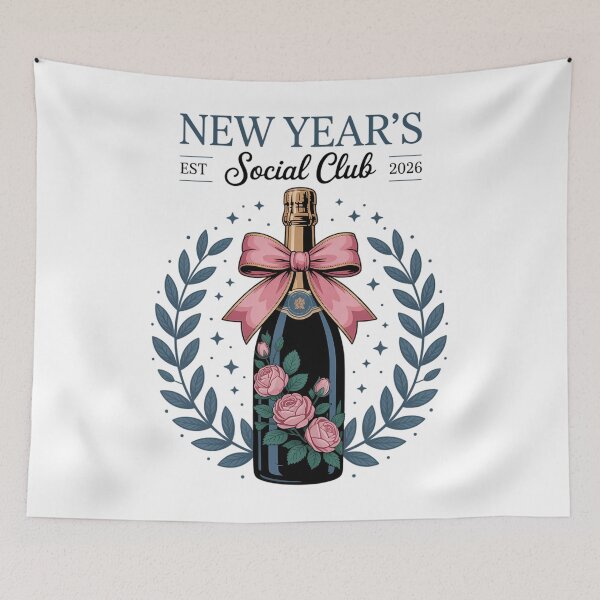 Item preview, Happy New Year 2026 New Year's Social Club New Years Disco Ball designed and sold by HellD3vil-Art.