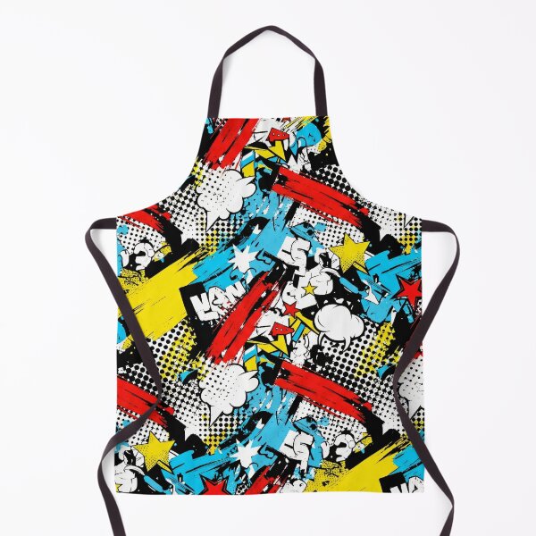 Item preview, Comic Chaos Pop Pattern designed and sold by Kaleidoscope Print.