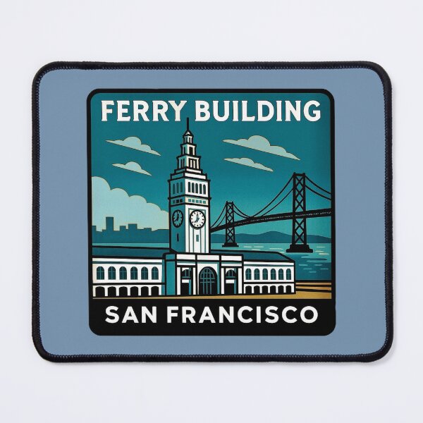 Item preview, Ferry Building Clock Tower - San Francisco, California designed and sold by Myra365Art.