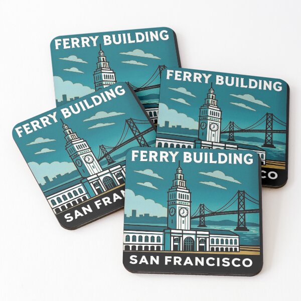 Item preview, Ferry Building Clock Tower - San Francisco, California designed and sold by Myra365Art.
