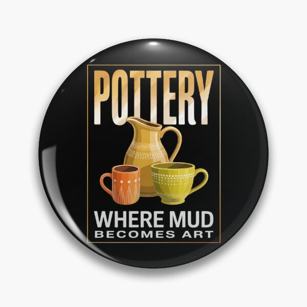 Item preview, Where Mud Becomes Art, Pottery Maker and Ceramicist designed and sold by Moon-Ape.