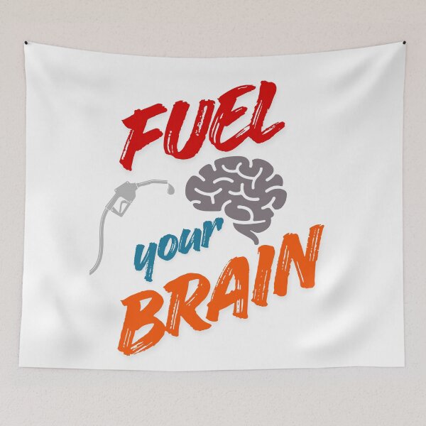 Item preview, Fuel Your Mind – Creative Brain & Motivation Artwork designed and sold by CielaNoir.