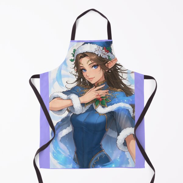 Item preview, Christmas blue anime elf designed and sold by ArtsJulian.