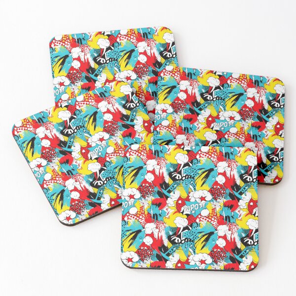 Item preview, Comic Boom Pattern designed and sold by Kaleidoscope Print.