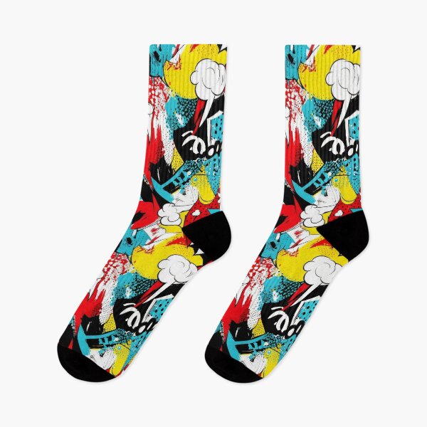Item preview, Comic Boom Pattern designed and sold by Kaleidoscope Print.