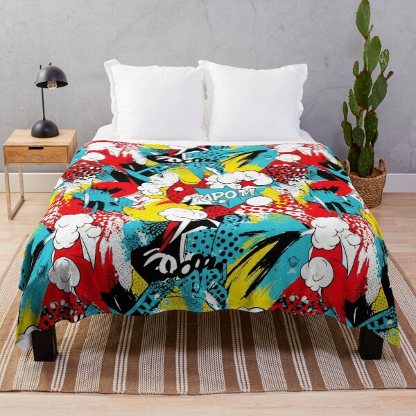Item preview, Comic Boom Pattern designed and sold by Kaleidoscope Print.