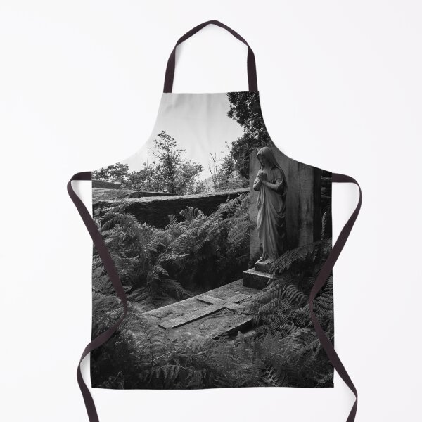 Item preview, grave with ferns in black and white designed and sold by FotoMahieu.