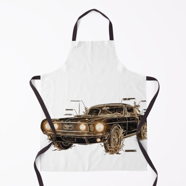 Item preview, Golden Vintage 1968 Mustang car designed and sold by MrLeam.