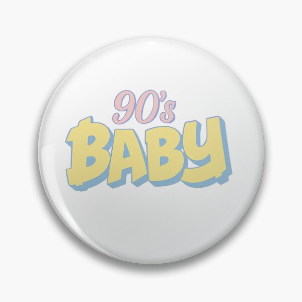 Item preview, 90’s Baby Retro Bubble Letters • Pastel Yellow & Blue Kidcore Y2K Aesthetic designed and sold by SirensSageStone.