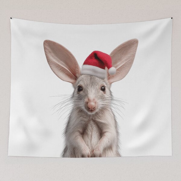 Item preview, Festive Bilby in Santa Hat designed and sold by LazyOwlStore.
