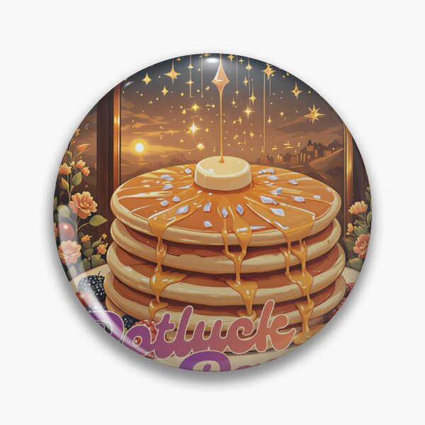 Item preview, Elegant Art Deco Potluck Party Pancakes Dessert designed and sold by AQUILAKREO.