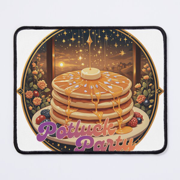 Item preview, Elegant Art Deco Potluck Party Pancakes Dessert designed and sold by AQUILAKREO.