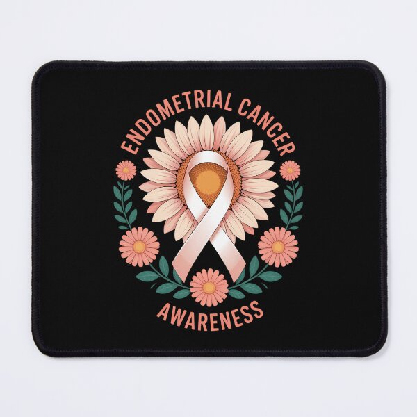 Item preview, Endometrial Cancer Awareness Peach Ribbon designed and sold by Moon-Ape.