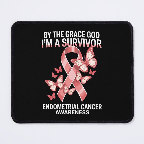 Item preview, Endometrial Cancer Awareness Peach Ribbon designed and sold by Moon-Ape.