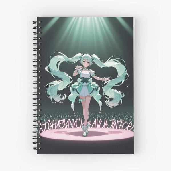 Item preview, Mint Breeze Idol Girl — Modern Anime Stage Poster designed and sold by SEIMEI2025.