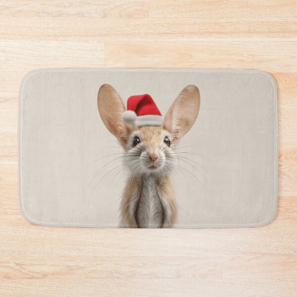 Item preview, Festive Gobi Jerboa in Santa Hat designed and sold by LazyOwlStore.