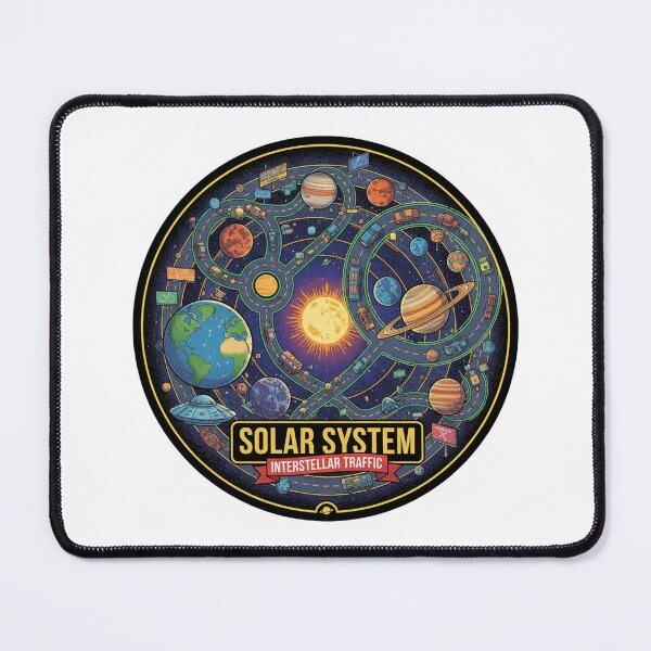 Item preview, Solar System Interstellar Traffic designed and sold by GenzShoppingHub.