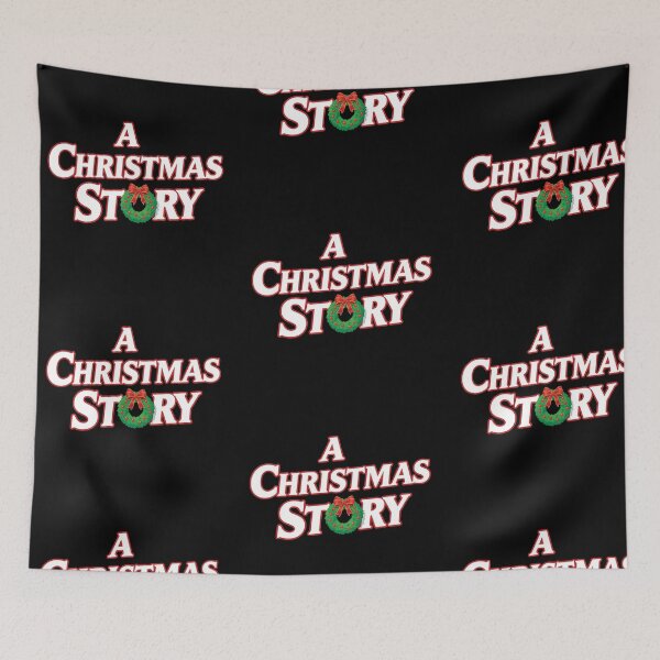 Item preview, A Christmas Story – Festive Holiday Logo with Cheerful Winter Vibes designed and sold by PixelVibe782.
