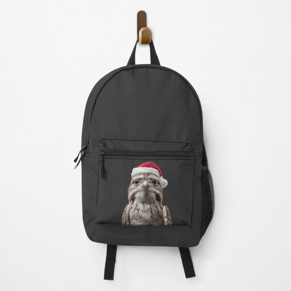 Item preview, Festive Great Potoo Bird in Santa Hat designed and sold by LazyOwlStore.