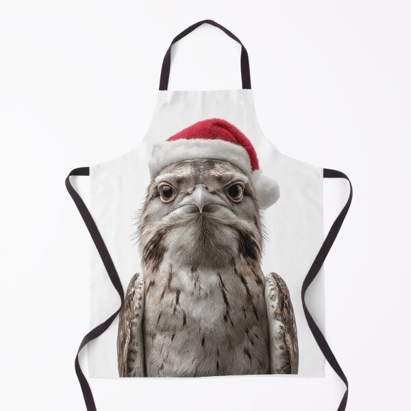 Item preview, Festive Great Potoo Bird in Santa Hat designed and sold by LazyOwlStore.