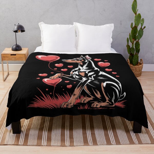 Item preview, Doberman Dog Valentine'S Day designed and sold by JonGogue.