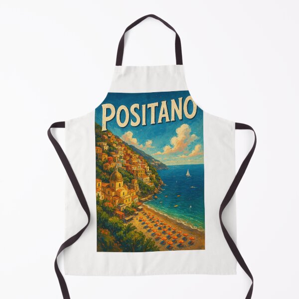 Item preview, Positano Amalfi Coast Beach View Italy designed and sold by Places On Earth.