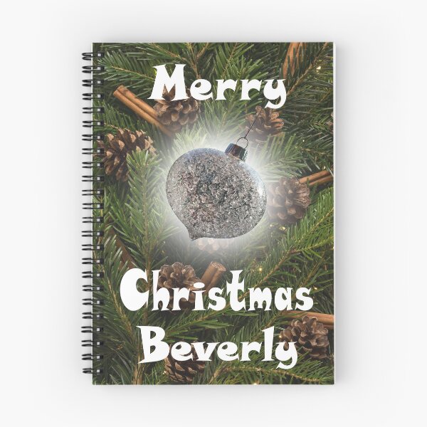 Item preview, Merry Christmas Beverly - Pine & Cinnamon with Glass Bauble :) designed and sold by Myriel-Myriel.