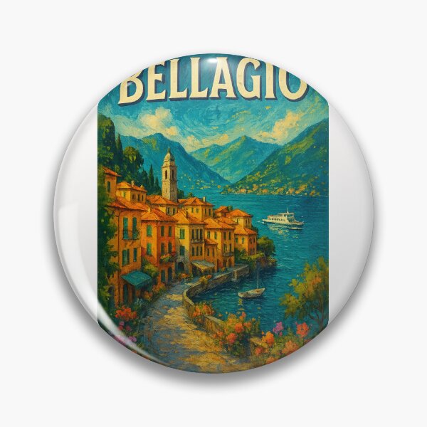 Item preview, Bellagio Italy Lakeside View on Lake Como designed and sold by Places On Earth.
