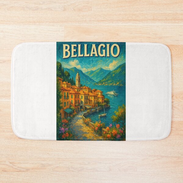 Item preview, Bellagio Italy Lakeside View on Lake Como designed and sold by Places On Earth.