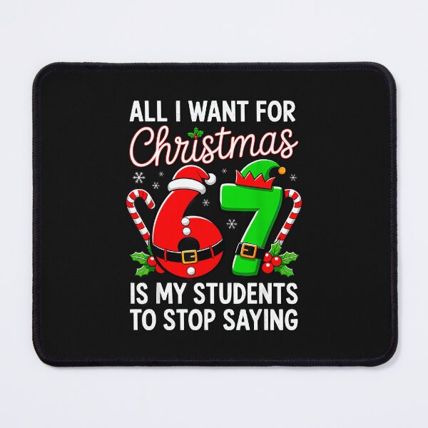 Item preview, Funny Teacher Christmas 6 7 Meme Students Saying Six Seven designed and sold by MOHITSALVI.