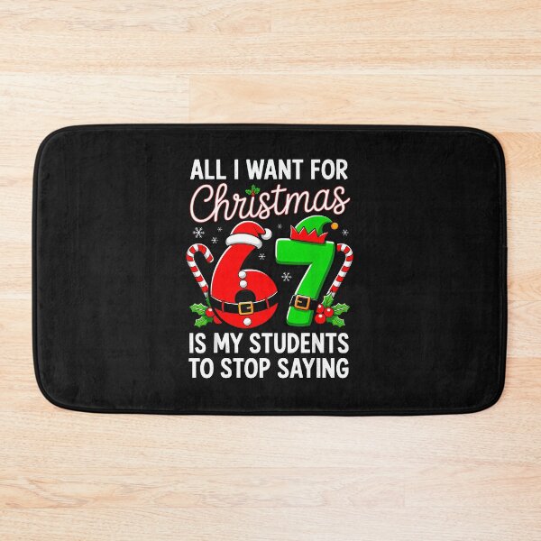 Item preview, Funny Teacher Christmas 6 7 Meme Students Saying Six Seven designed and sold by MOHITSALVI.