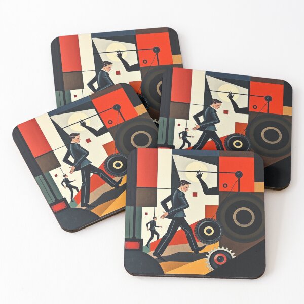 Item preview, The Mechanized March: Business in Motion designed and sold by TwoDotsStudio.