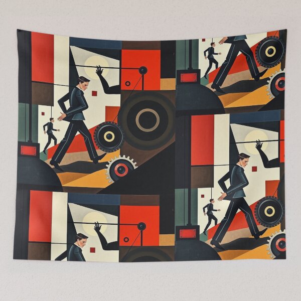 Item preview, The Mechanized March: Business in Motion designed and sold by TwoDotsStudio.